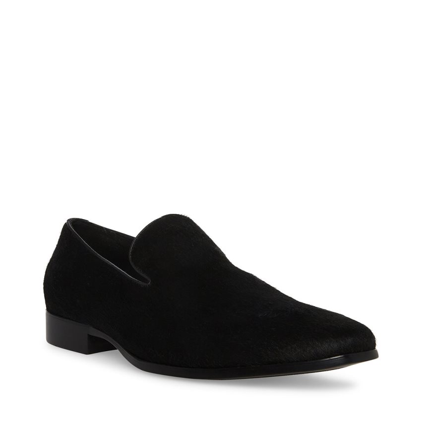 Black Steve Madden Parma Men's Loafers | PH 3785AFO